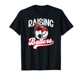 Raising Ballers Soccer Volleyball Mom T-Shirt - Fun Novelty Design Unisex - T-Shirt, Sweatshirt, Hoodie