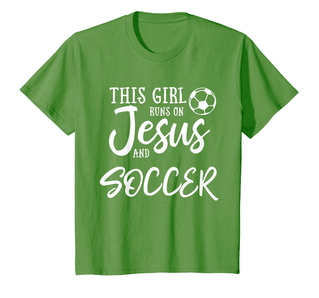 This Runs Jesus And Soccer Christian T-Shirt - Aesthetic Graphic Men Women - T-Shirt, Sweatshirt, Hoodie