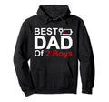 Funny Best Dad 2 Fathers Day Hoodie - Streetwear Style Men Women - T-Shirt, Sweatshirt, Hoodie
