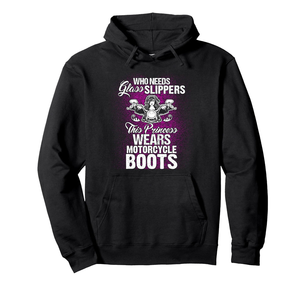This Princess Wears Motorcycle Boots Hoodie - Custom Art Print Unisex - T-Shirt, Sweatshirt, Hoodie