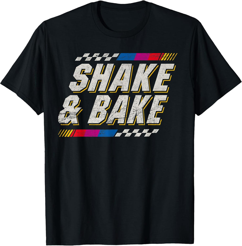 Shake and Bake Funny Racer - Adult & Kids T-Shirts, Sweatshirts & Hoodies apparel design preview 1