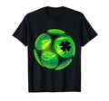 Soccer Shamrock Lucky Clover Irish St T-Shirt - Graphic Print Unisex - T-Shirt, Sweatshirt, Hoodie