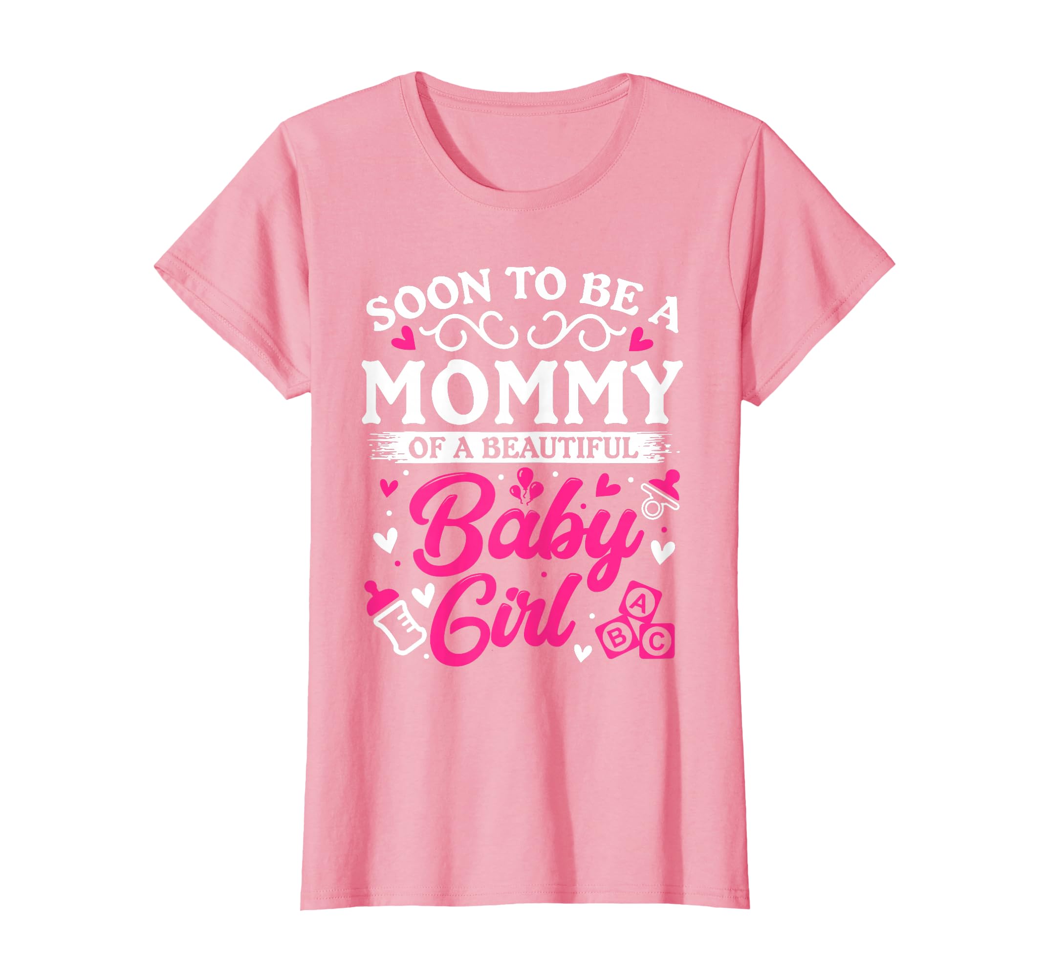 Soon To Be Mommy Beautiful Mom Shower T-Shirt - Custom Art Print for Adults - T-Shirt, Sweatshirt, Hoodie