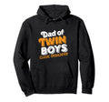 Twin Dad Novelty Funny Daddy Fathers Day Hoodie - Aesthetic Graphic Unisex - T-Shirt, Sweatshirt, Hoodie
