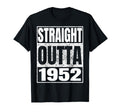 Straight Outta 1952 Year Birth T-Shirt - Aesthetic Graphic for Adults - T-Shirt, Sweatshirt, Hoodie