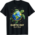 Earth Day 2026 Sea Turtle Art Save The Restore - Adult & Kids T-Shirts, Sweatshirts & Hoodies apparel design preview 1