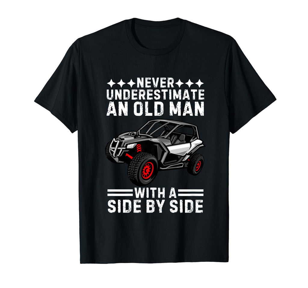 Sxs Grandpa Dad Offroad Utv Atv Side T-Shirt - Graphic Print for Adults - T-Shirt, Sweatshirt, Hoodie