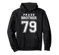 Number 79 Custom Proud Soccer Futbol Hoodie - Trendy Graphic for Adults - T-Shirt, Sweatshirt, Hoodie