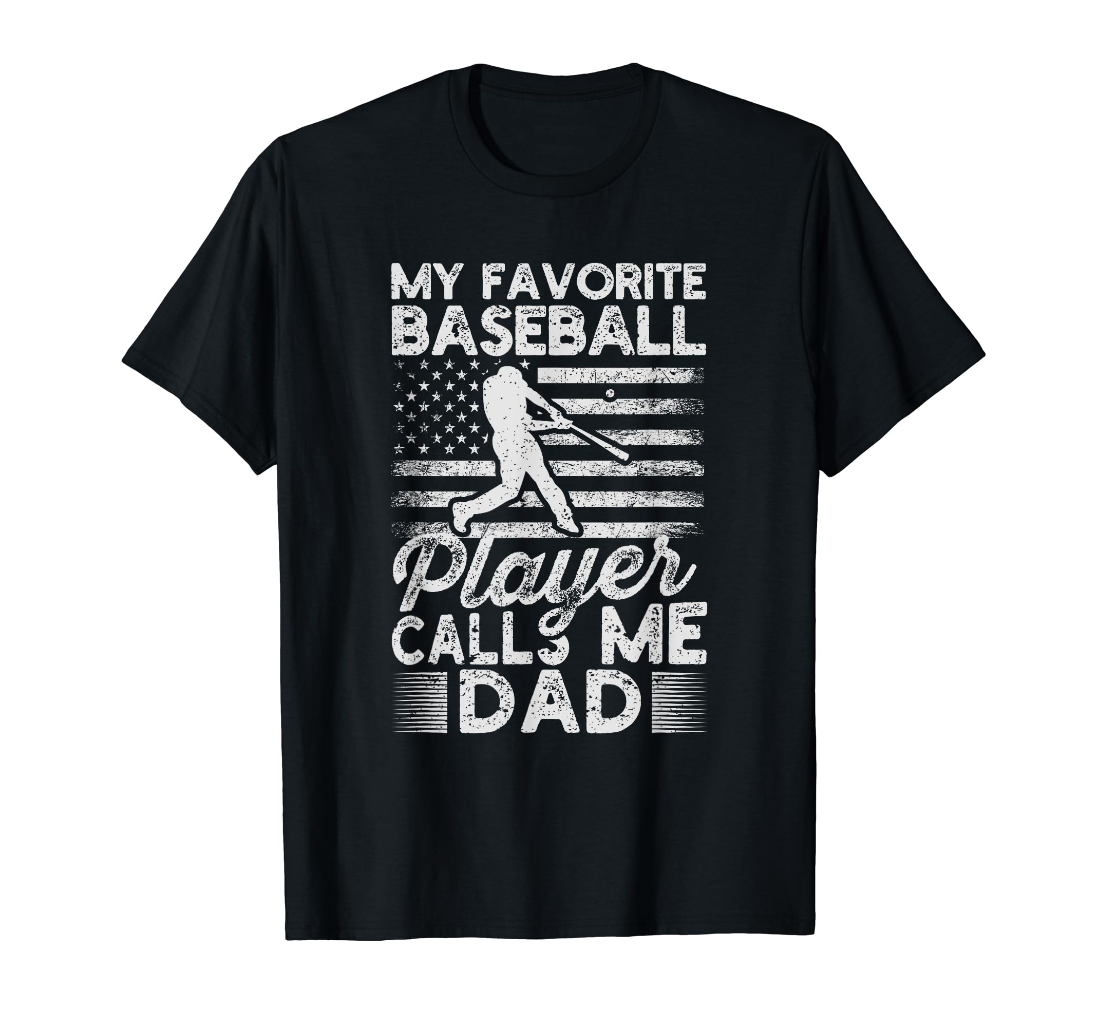 My Favorite Baseball Player Calls Me Dad T-Shirt - Minimalist Print Unisex - T-Shirt, Sweatshirt, Hoodie