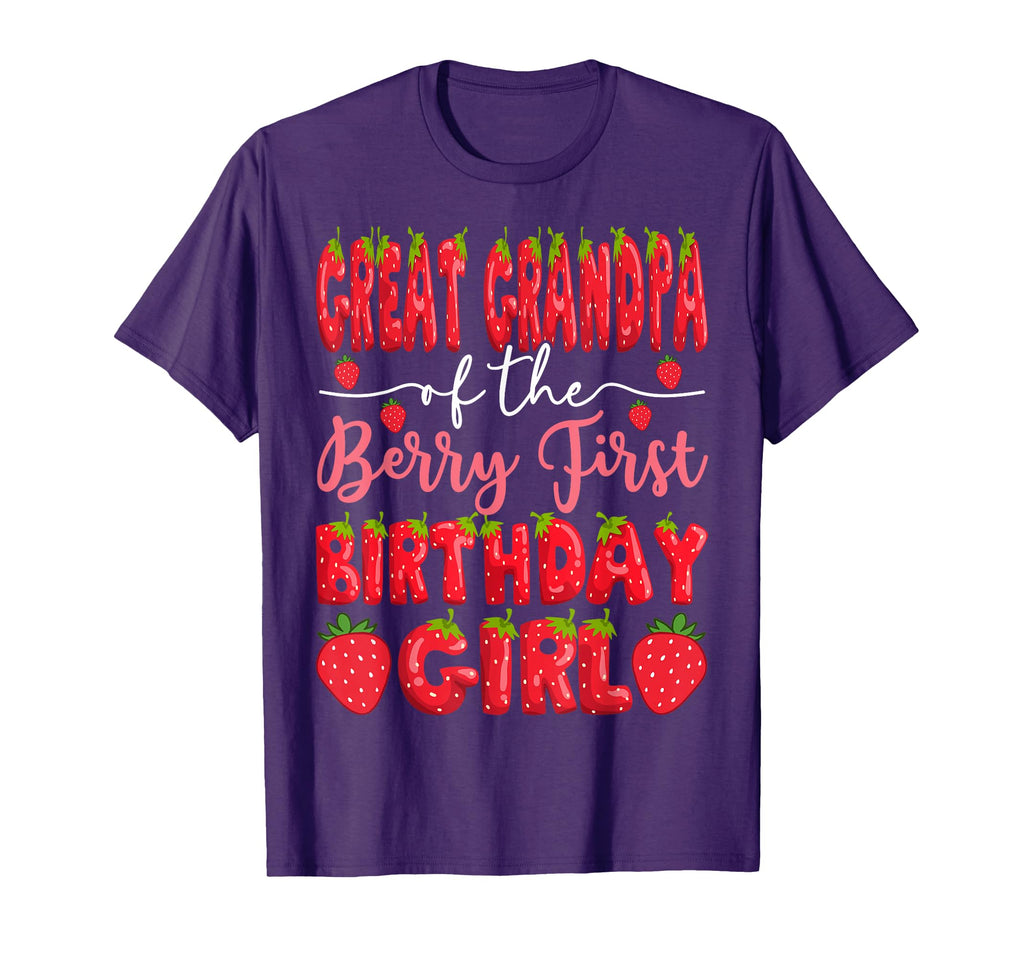 Great Grandpa Berry First Birthday T-Shirt - Custom Art Print Unisex - T-Shirt, Sweatshirt, Hoodie