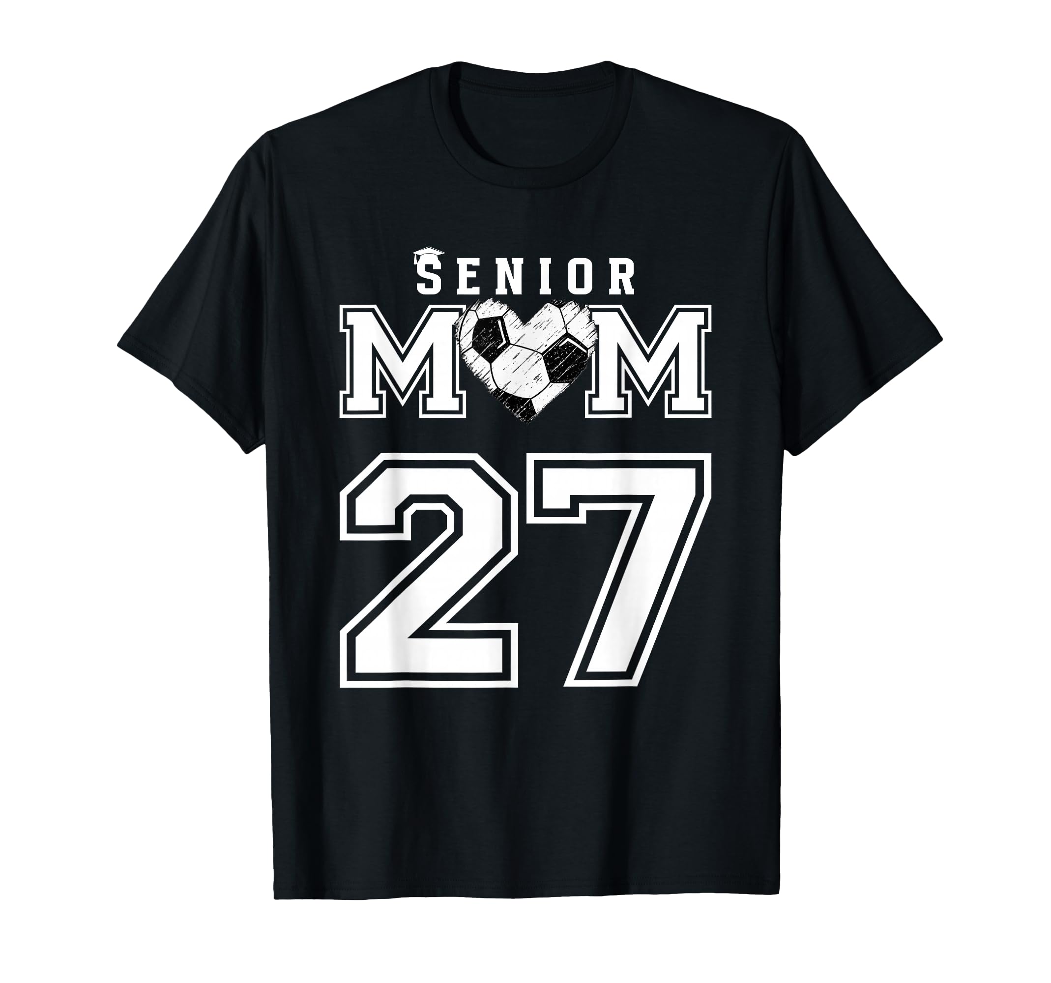 Proud Senior Soccer Mom Custom Jersey T-Shirt - Graphic Print Men Women - T-Shirt, Sweatshirt, Hoodie