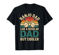 Banjo Dad Musician Sunset Funny T-Shirt - Fun Novelty Design Men Women - T-Shirt, Sweatshirt, Hoodie