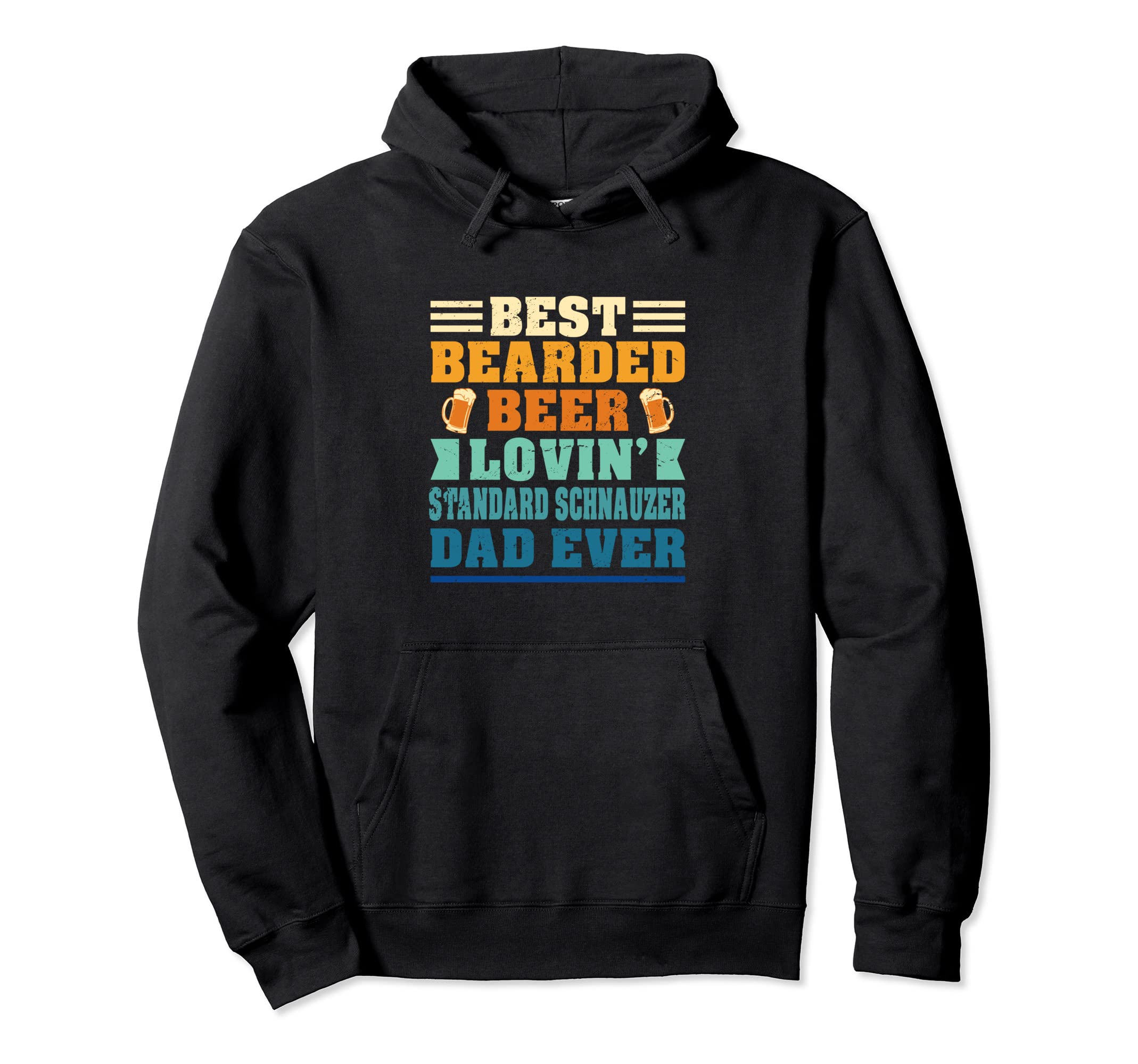 Best Bearded Beer Lovin Standard Hoodie - Unique Graphic Men Women - T-Shirt, Sweatshirt, Hoodie