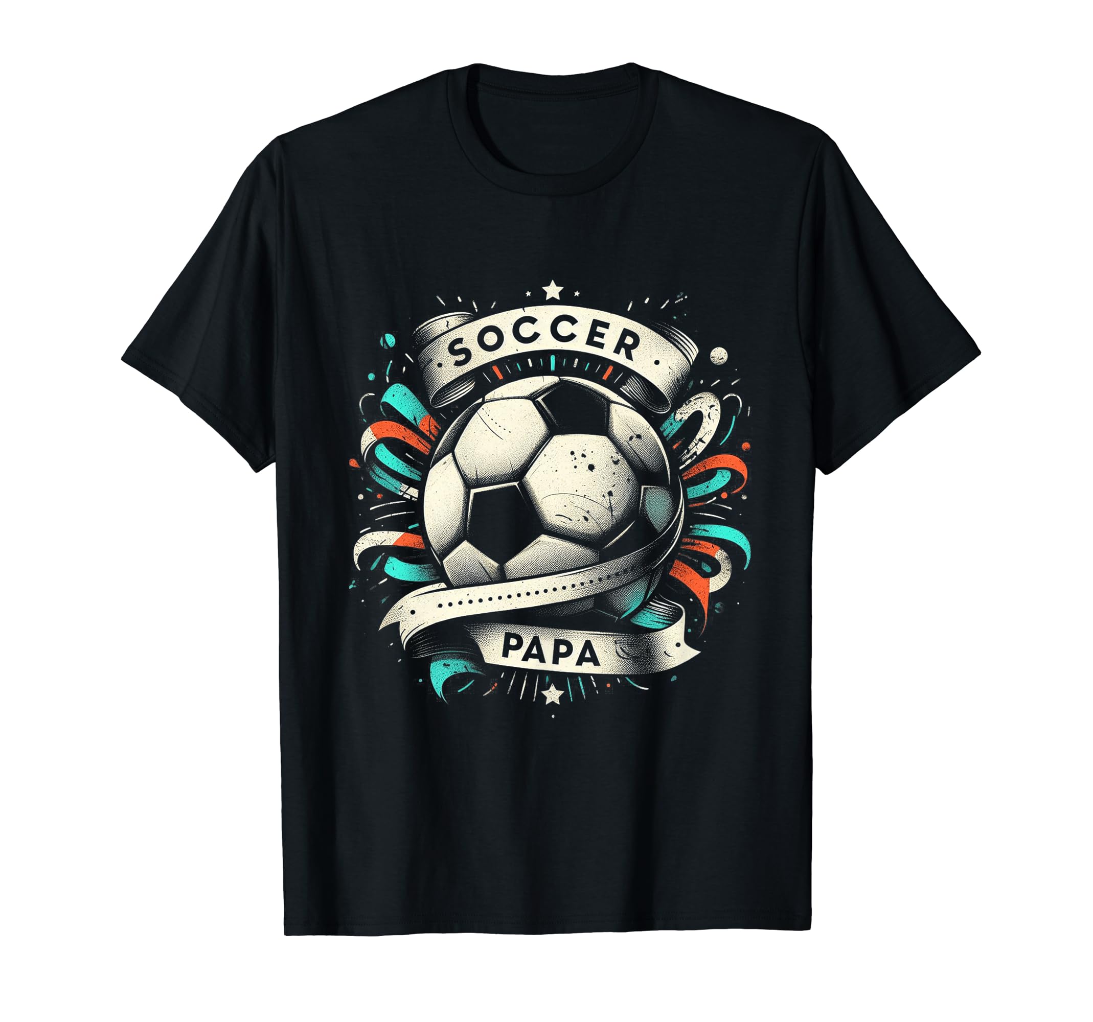 Soccer Papa Family Matching Dad Fathers T-Shirt - Unique Graphic Men Women - T-Shirt, Sweatshirt, Hoodie