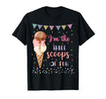 Ice Cream Third Birthday Three Scoops T-Shirt - Graphic Print for Adults - T-Shirt, Sweatshirt, Hoodie