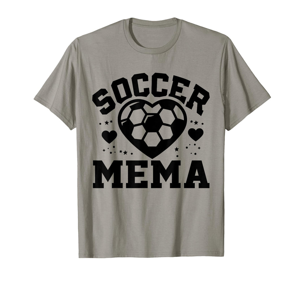 Soccer Mema Heart Mema Soccer Player T-Shirt - Minimalist Print Unisex - T-Shirt, Sweatshirt, Hoodie