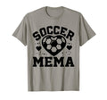 Soccer Mema Heart Mema Soccer Player T-Shirt - Minimalist Print Unisex - T-Shirt, Sweatshirt, Hoodie