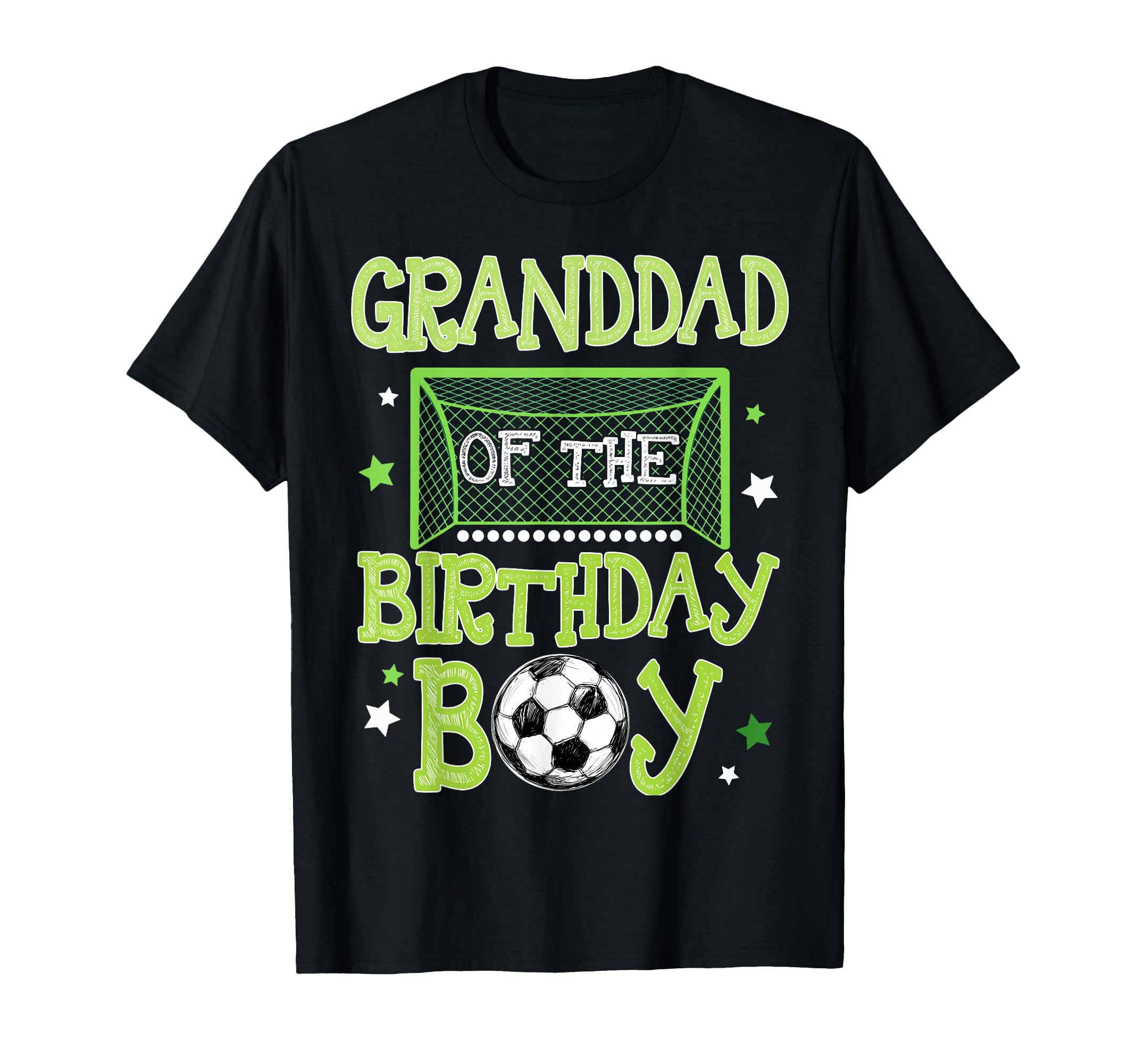 Granddad Birthday Soccer Family T-Shirt - Custom Art Print Men Women - T-Shirt, Sweatshirt, Hoodie