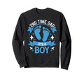 Proud 2Nd Time Dad Its Sweatshirt - Fun Novelty Design for Adults - T-Shirt, Sweatshirt, Hoodie