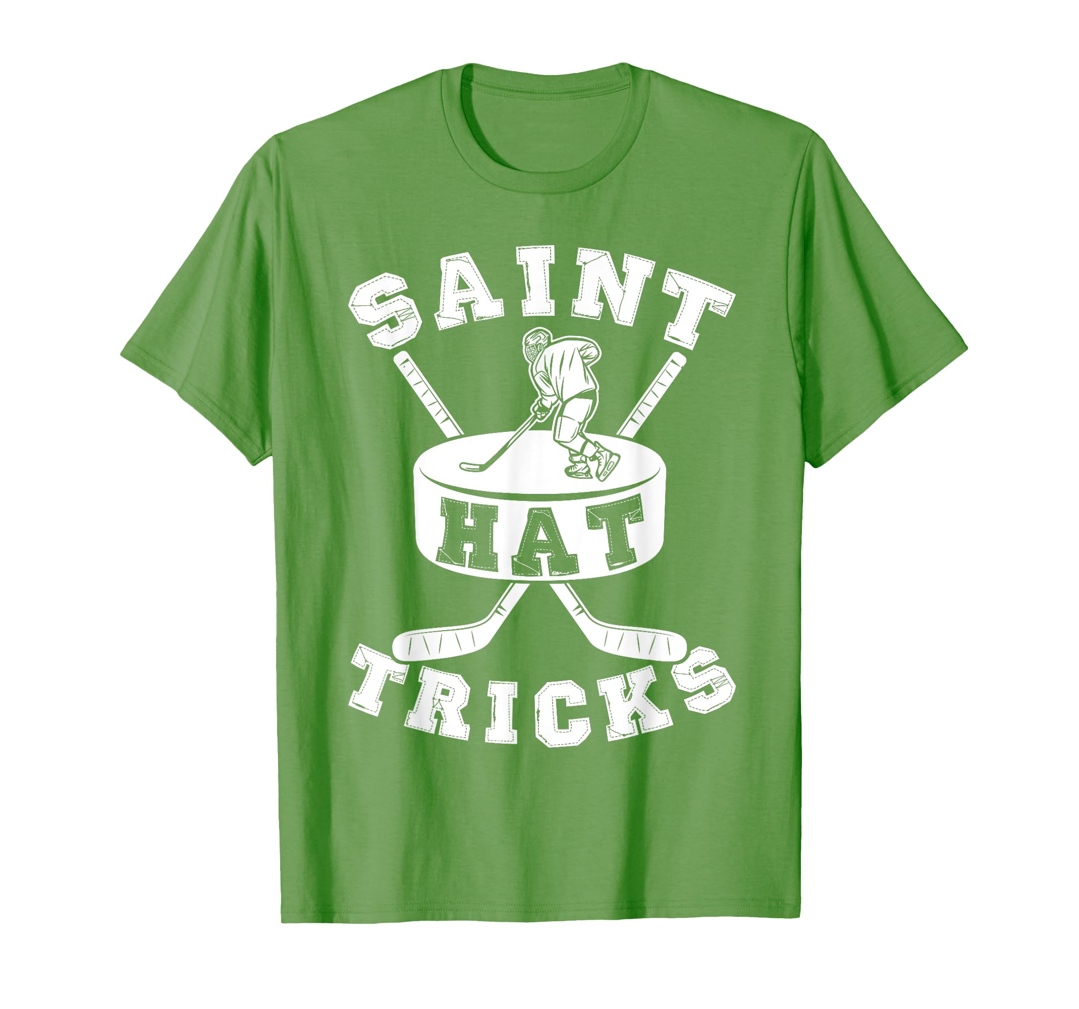 Saint Hat Tricks Ice Hockey Funny St T-Shirt - Minimalist Print Unisex - T-Shirt, Sweatshirt, Hoodie