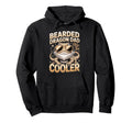 Bearded Dragon Dad Like Normal Dad But Cooler Hoodie - Graphic Print Unisex - T-Shirt, Sweatshirt, Hoodie