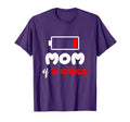 Mom 2 Funny 2 Daughters Mommy Two Mother T-Shirt - Graphic Print Men Women - T-Shirt, Sweatshirt, Hoodie