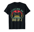 Leveling Up To Dad 2 Daddy Again T-Shirt - Fun Novelty Design Men Women - T-Shirt, Sweatshirt, Hoodie