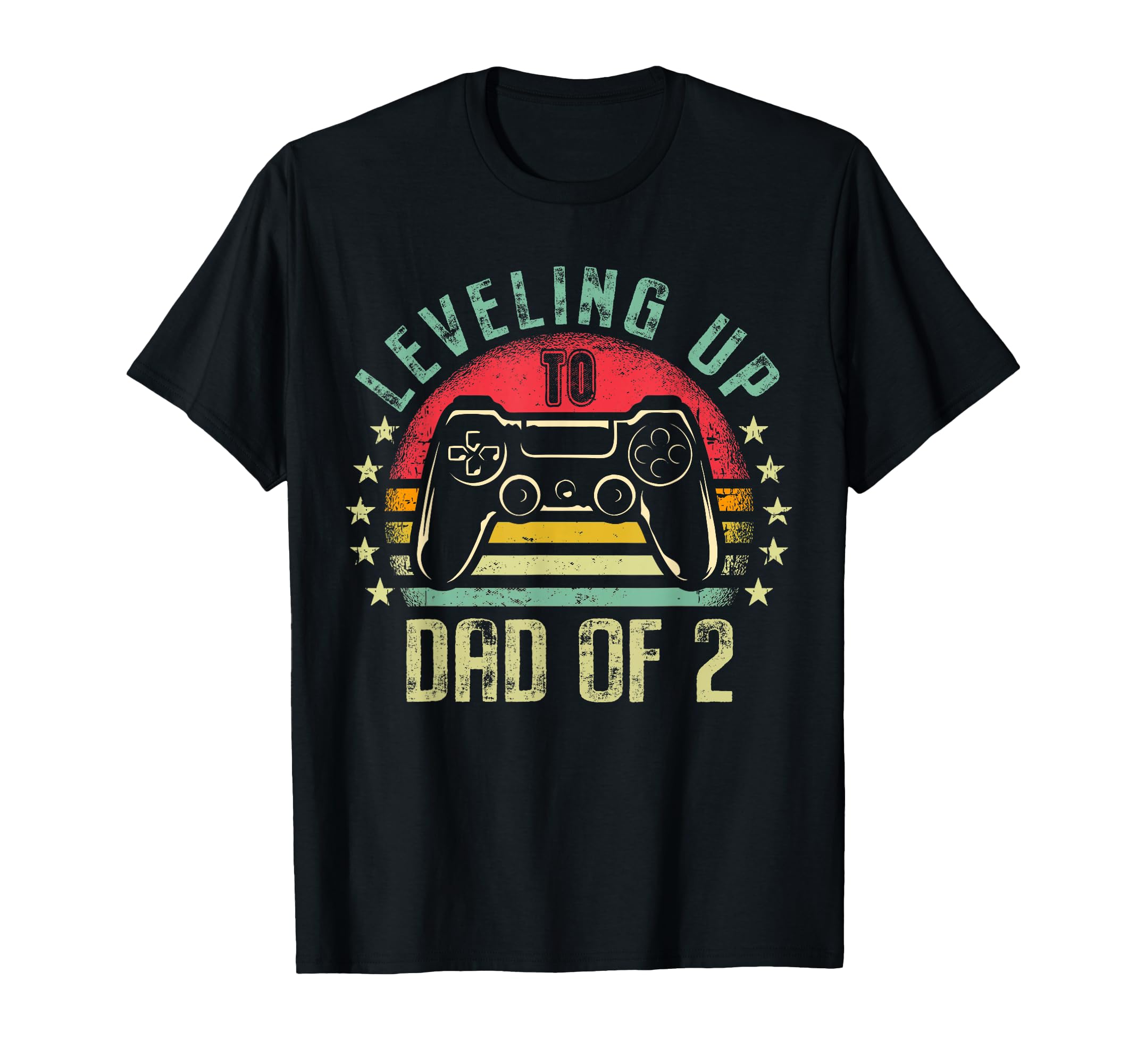 Leveling Up To Dad 2 Daddy Again T-Shirt - Fun Novelty Design Men Women - T-Shirt, Sweatshirt, Hoodie