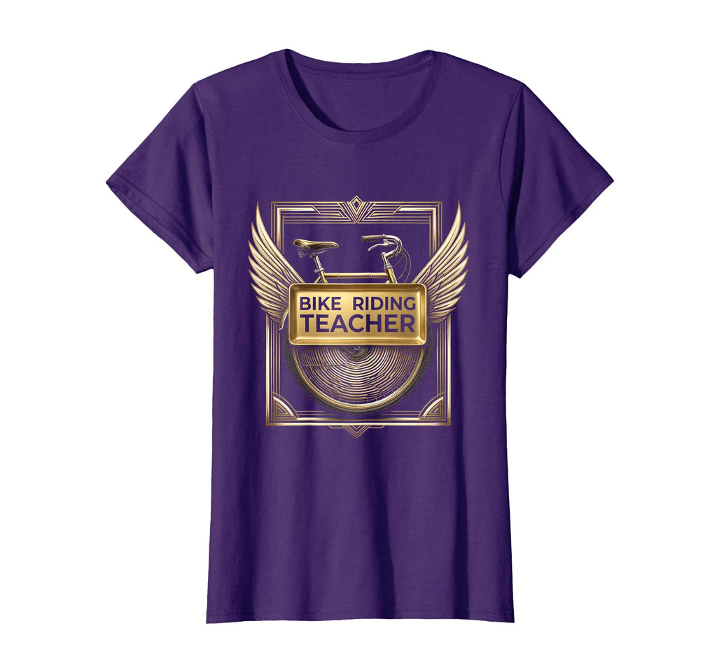 Bike Riding Teacher Cycling Dad T-Shirt - Casual Everyday Wear Men Women - T-Shirt, Sweatshirt, Hoodie