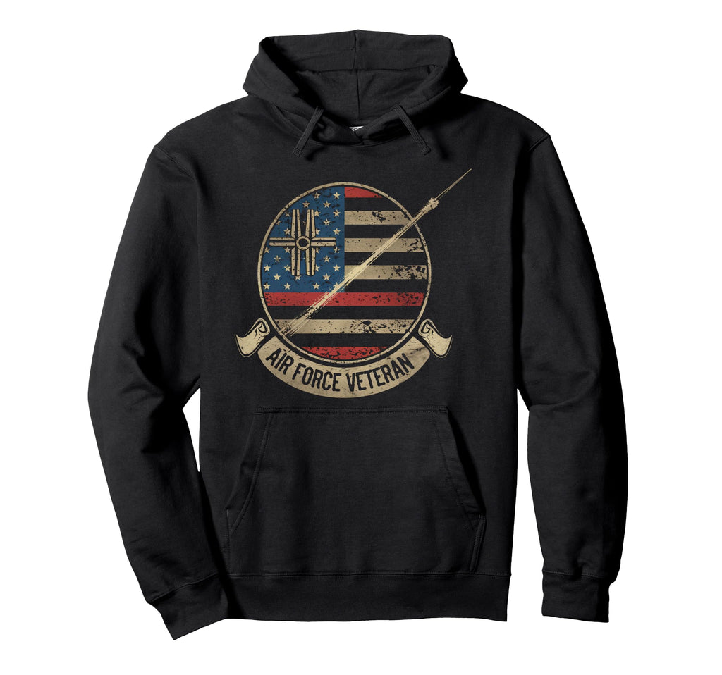 Air Force Veteran Us American Flag Dad Hoodie - Graphic Print Men Women - T-Shirt, Sweatshirt, Hoodie