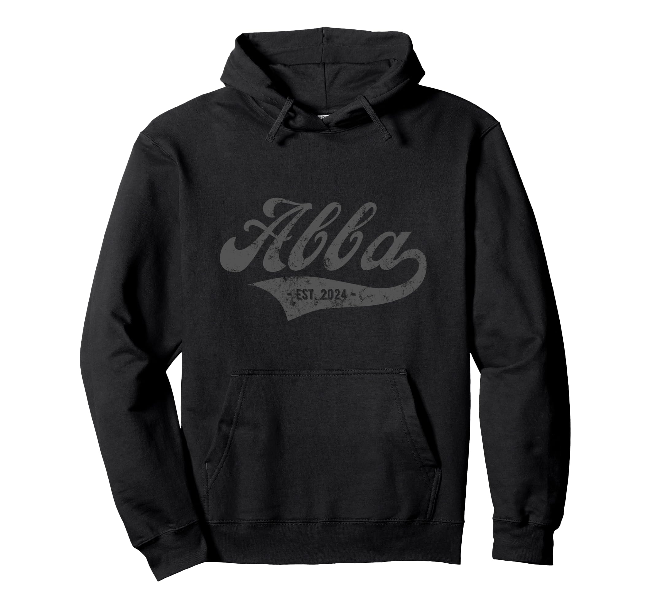 Abba Est 2024 Hebrew New Dad Father Hoodie - Casual Everyday Wear Unisex - T-Shirt, Sweatshirt, Hoodie