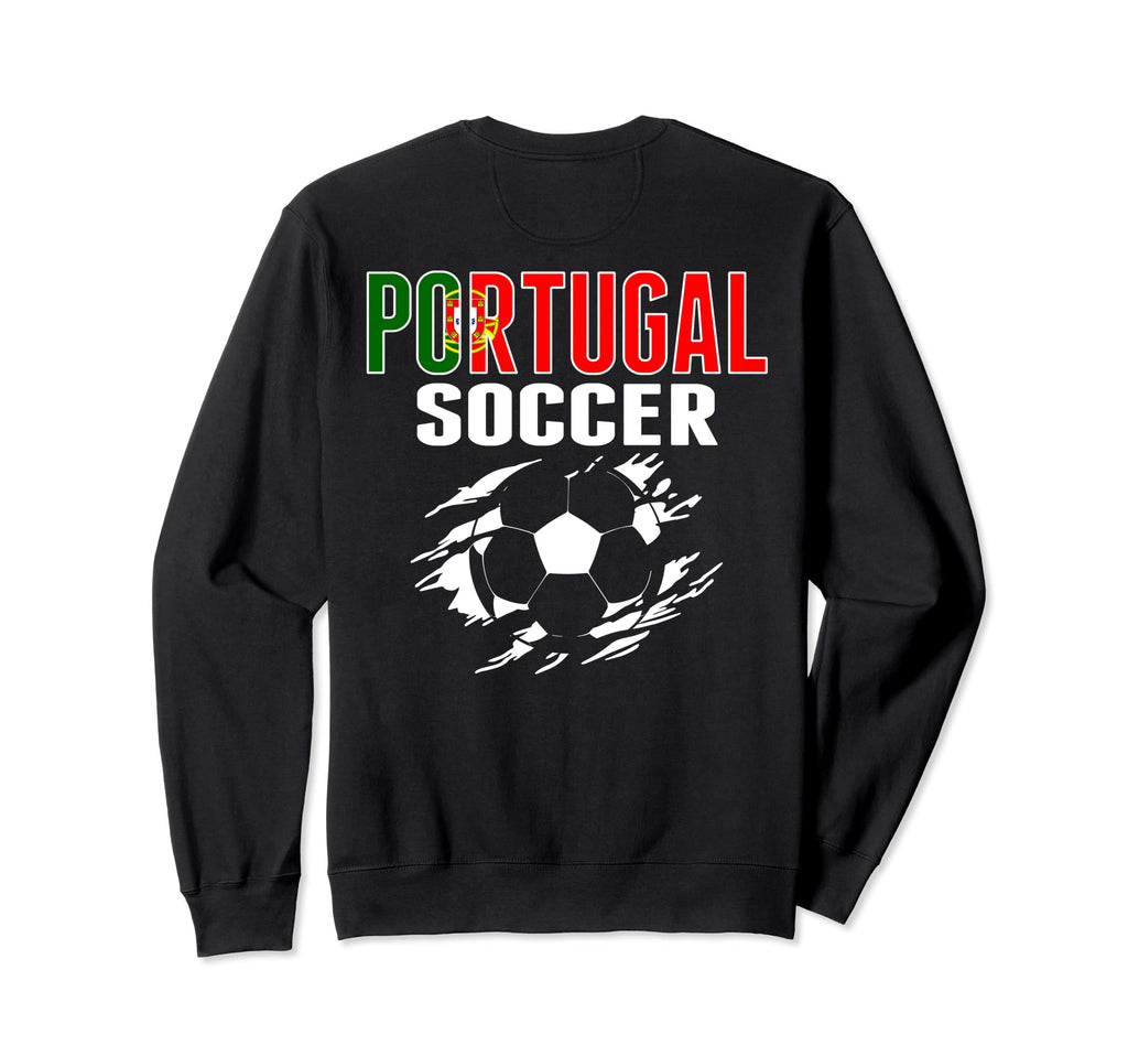 Portugal Soccer Lovers Jersey Sweatshirt - Fun Novelty Design Men Women - T-Shirt, Sweatshirt, Hoodie