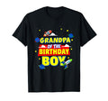 Grandpa Birthday Astronaut Outer Space T-Shirt - Custom Art Print Unisex - T-Shirt, Sweatshirt, Hoodie