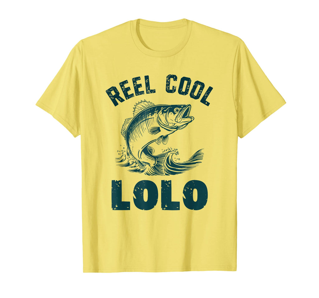 Reel Lolo Fishing Grandpa T-Shirt - Custom Art Print for Adults - T-Shirt, Sweatshirt, Hoodie