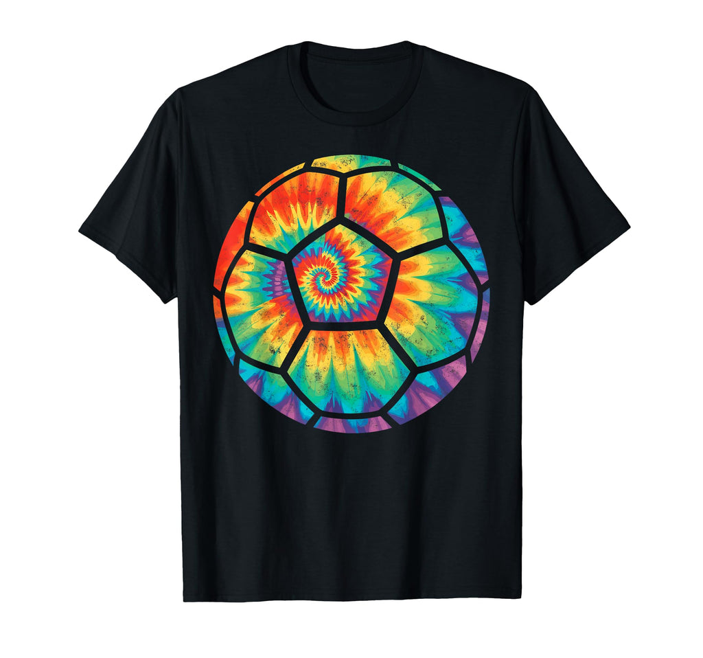 Tie Dye Soccer Football Ball Soccer T-Shirt - Novelty Apparel for Adults - T-Shirt, Sweatshirt, Hoodie