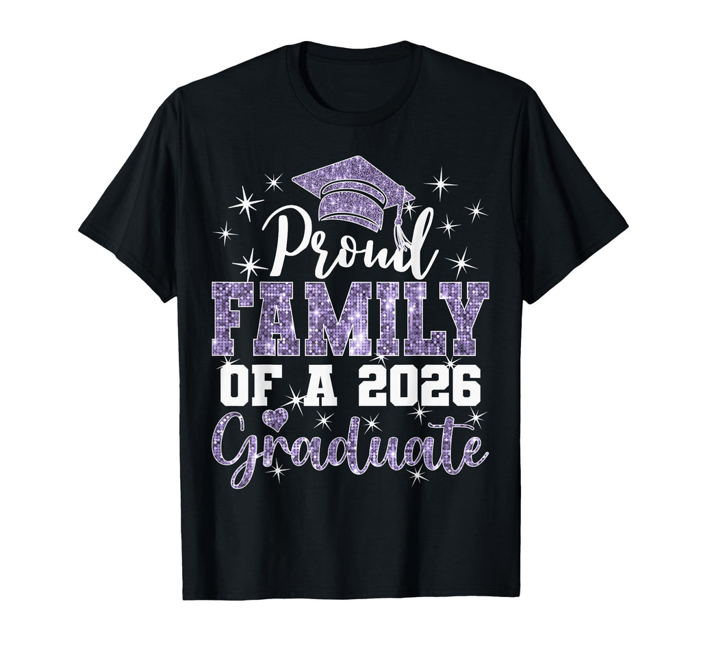 Super Proud Family 2026 Graduate T-Shirt - Fun Novelty Design for Adults - T-Shirt, Sweatshirt, Hoodie