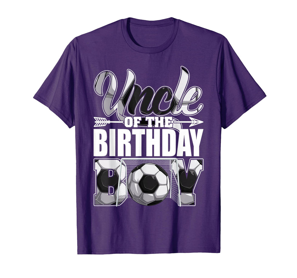 Uncle Birthday Soccer Matching Family T-Shirt - Graphic Print Men Women - T-Shirt, Sweatshirt, Hoodie