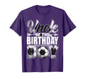 Uncle Birthday Soccer Matching Family T-Shirt - Graphic Print Men Women - T-Shirt, Sweatshirt, Hoodie