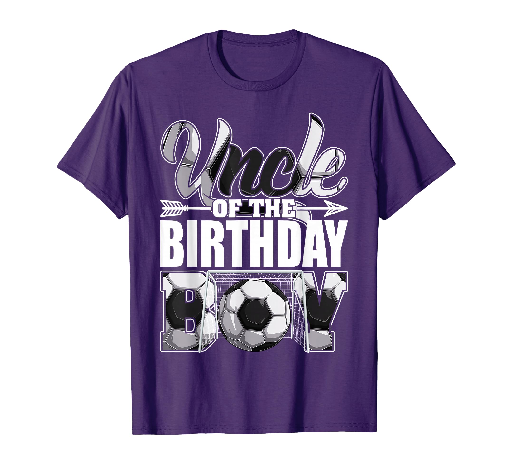Uncle Birthday Soccer Matching Family T-Shirt - Graphic Print Men Women - T-Shirt, Sweatshirt, Hoodie