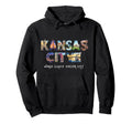 Kansas City Family Soccer Art Hoodie - Minimalist Print for Adults - T-Shirt, Sweatshirt, Hoodie