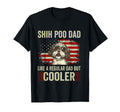 Funny American Flag Shih Poo Lovers T-Shirt - Trendy Graphic for Adults - T-Shirt, Sweatshirt, Hoodie