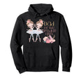 Dad Twin Birthday Ballerina Dancer Hoodie - Streetwear Style Unisex - T-Shirt, Sweatshirt, Hoodie