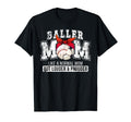Baller Mom Louder Prouder Baseball T-Shirt - Minimalist Print Men Women - T-Shirt, Sweatshirt, Hoodie