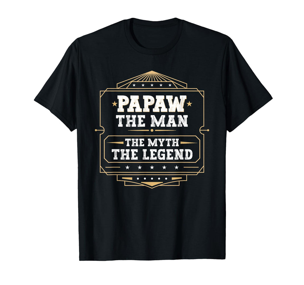 Papaw Myth Legend Dad Grandpa T-Shirt - Unique Graphic Unisex - T-Shirt, Sweatshirt, Hoodie