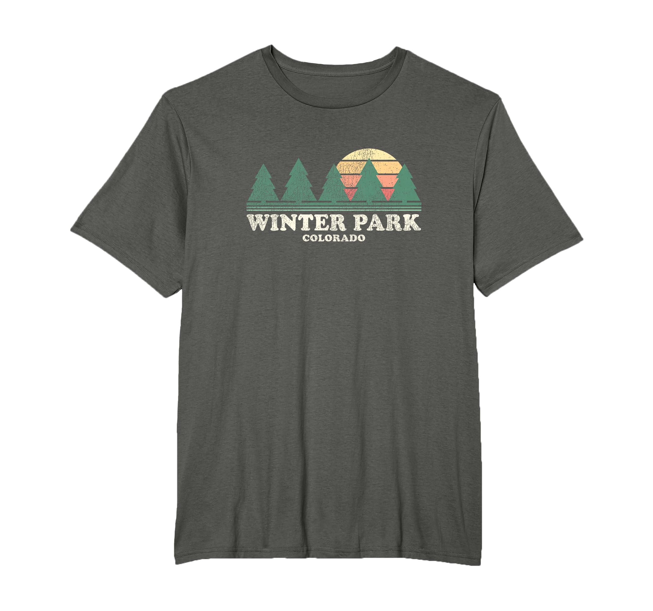 Winter Park Co Throwback 70S T-Shirt - Casual Everyday Wear Unisex - T-Shirt, Sweatshirt, Hoodie