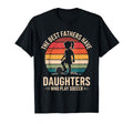 Best Fathers Have Daughters Play T-Shirt - Custom Art Print Men Women - T-Shirt, Sweatshirt, Hoodie