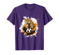 Cheetah Playing Soccer Funny Animal T-Shirt - Minimalist Print Men Women - T-Shirt, Sweatshirt, Hoodie