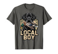 Camo Duck Hunting Local Black Lab Dog Funny T-Shirt - Graphic Print Unisex - T-Shirt, Sweatshirt, Hoodie