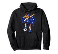 Dabbing Soccer Australia Jersey Hoodie - Unique Graphic Men Women - T-Shirt, Sweatshirt, Hoodie