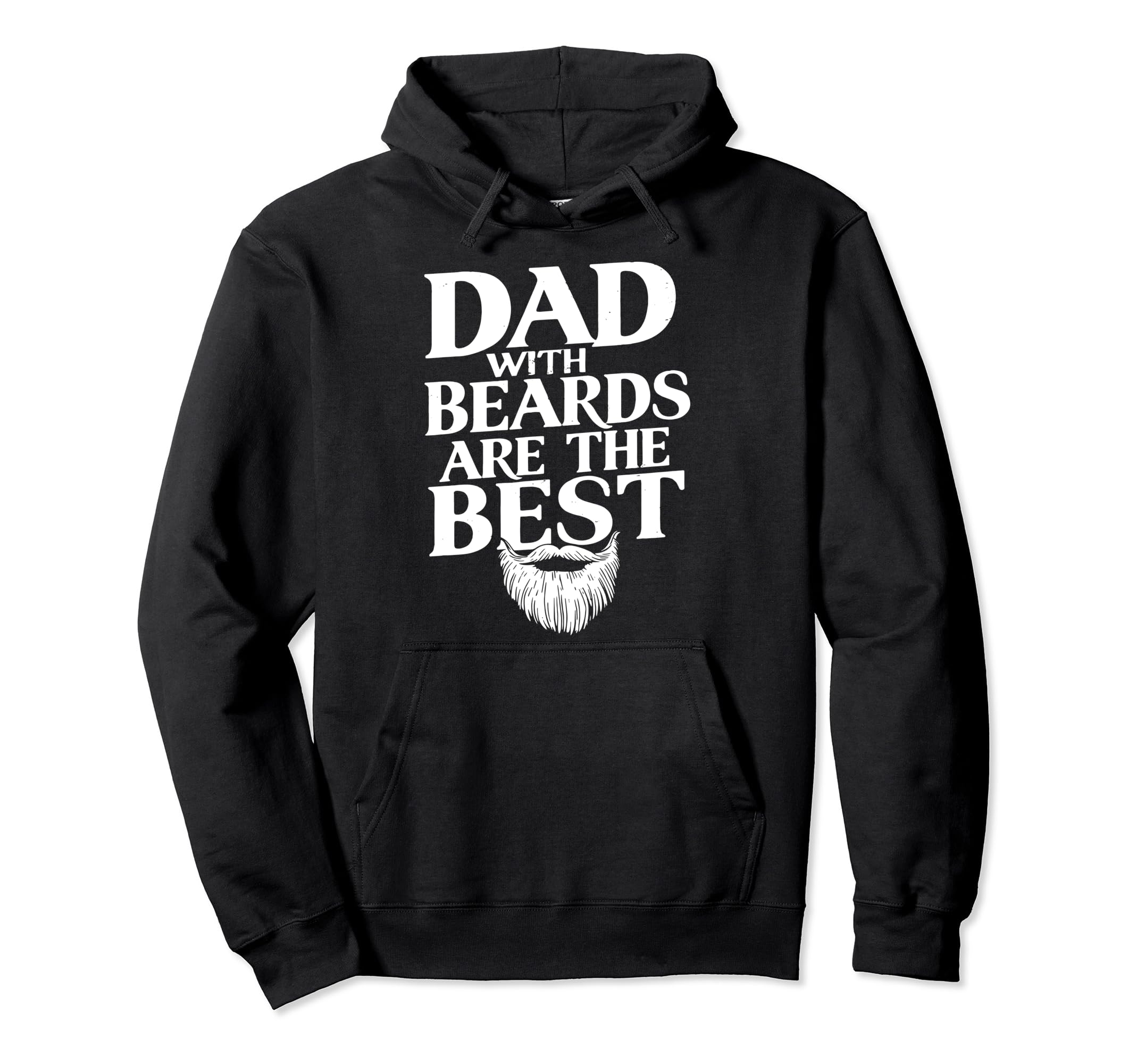 Best Bearded Dad Funny Beard Lover Hoodie - Aesthetic Graphic Men Women - T-Shirt, Sweatshirt, Hoodie